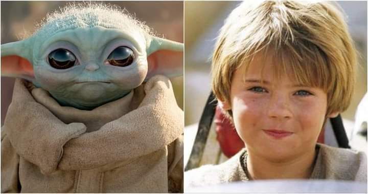 OFARRILLWORLDCO's tweet photo. Did you know that... Anakin Skywalker and Grogu were born the same year... 41 years before the battle of Yavin. And maybe the same day. #starwars #mandalorian #grogu #DisneyPlus https://t.co/dmecJ8V2ZM