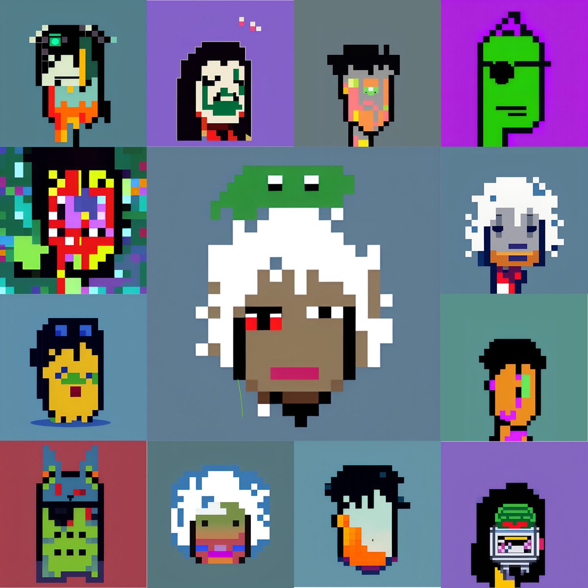 AmoriSurvive's tweet photo. I’m taking on #nakamigos and all their #derivitives. 
Go follow @punkpxlpepe and don’t say I didn’t warn you! 
#punks #pixelart #pepes #trending #opensea #degen https://t.co/k0fbRBN0Ki