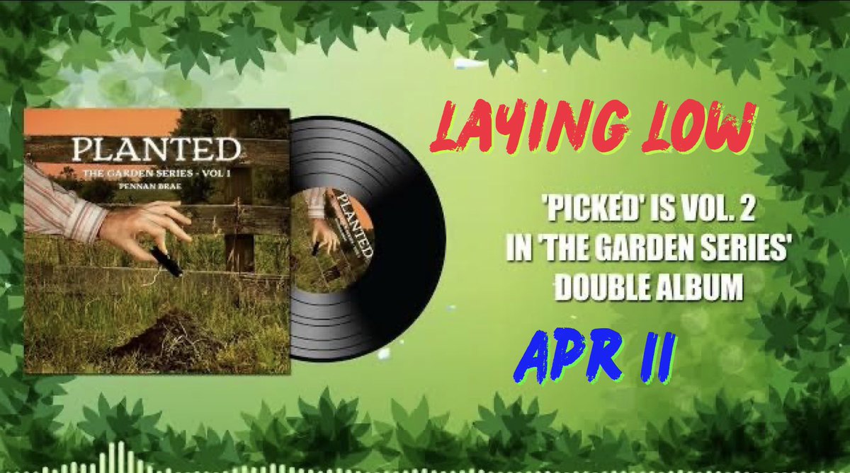 Pennan_Brae's tweet image. Planting a seed 🌱. Coming Apr 11 is the new #LyricVideo for ‘Laying Low’ off ‘Planted’ 🪴 from ‘The Garden Series’ double album. A full series of music videos &amp;amp; Vol. 1’s 10 track album play:

📺: YouTube.com/pennanbrae

🎸: open.spotify.com/album/3zHnsv7J…

#canadianmusic #retrorock
