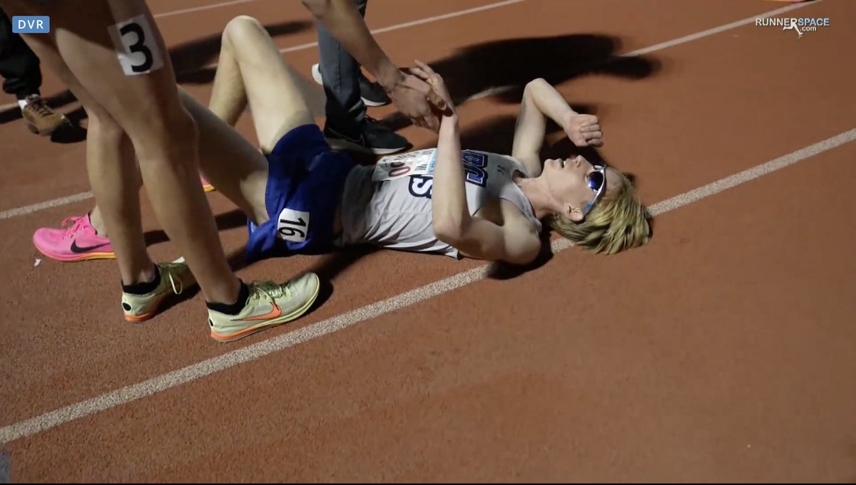 Simeon Birnbaum!!! 
✅8:34.10
✅Arcadia 3200m Meet Record.
✅SD State Record
✅ One of the top 3200m times in US history.
🔥🔥🔥