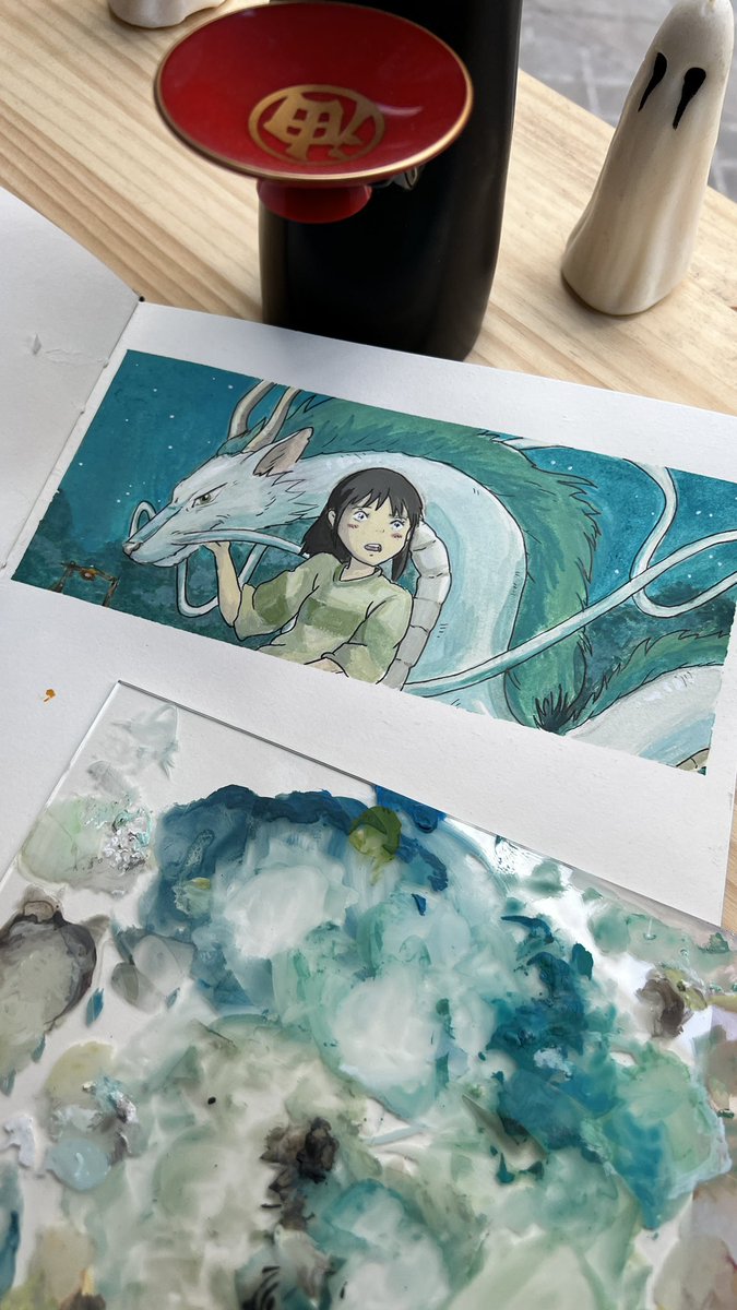 Cosas que hago que me relajan: 🖌️ (aunque nadie diría eso si me viera peleando con el bote de pintura para abrirlo 🌚)