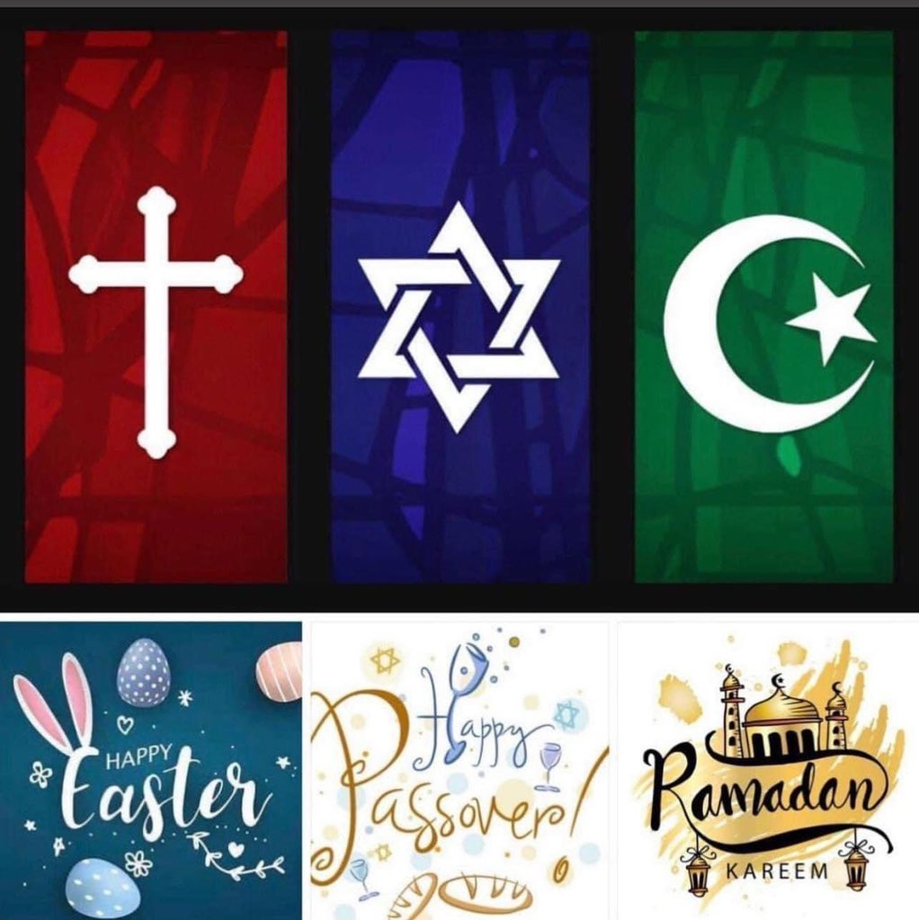 Easter + Passover+ Ramadan ❤️