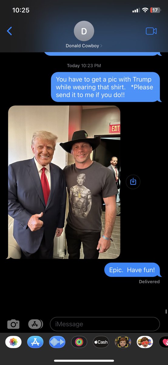 You gotta love <a href="/Cowboycerrone/">Cowboy Cerrone</a> 
<a href="/ufc/">UFC</a> #UFC287