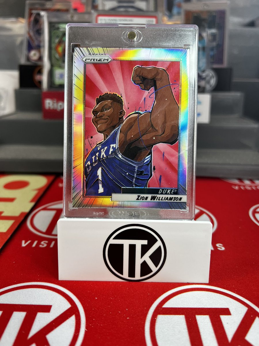 TkCards23's tweet photo. Pulled the Zion Manga yesterday 😍 #paniniprizm #zionmanga #zioncollector https://t.co/199SeqV64y