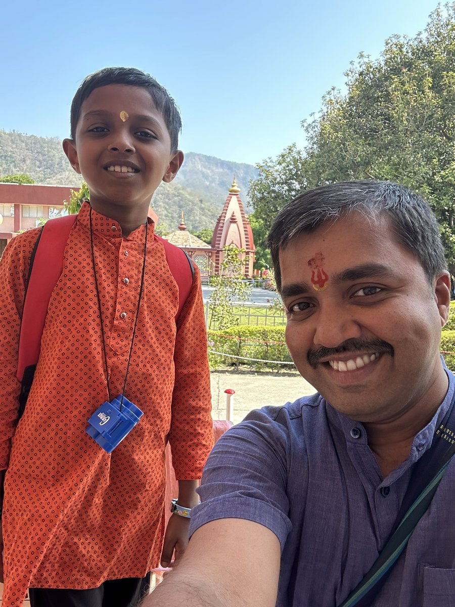 Rishikesh time! Time to see, explore and experience what all he (Ishaan Pai) has read in Purana books till now, at this young age!