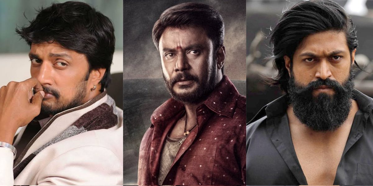 RfDuniya's tweet photo. Currently who is the No 1 Kannada actor in Karnataka? 

Comment - #Yash 💬
Retweet - #KicchaSudeep 🔁
Like - #Dboss ❤

#Yash #Yash19 #KichchaSudeep #VR #Kiccha46 #KGFChapter2 #Kiccha47 #Dboss #Kaatera #Boss https://t.co/YWyLH7CAwt