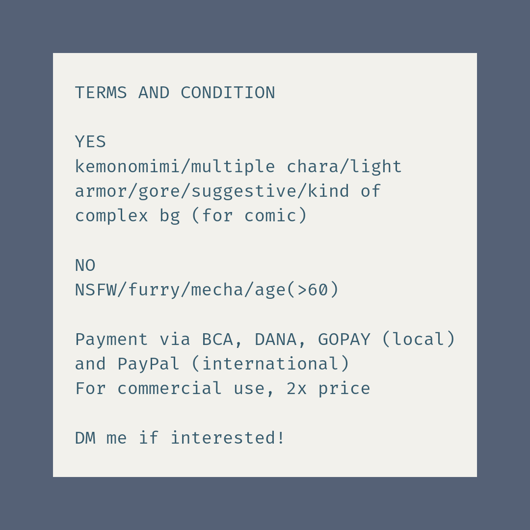‼️COMMISSION OPEN
I need money to sustain my internet data and to make merch 🥲 Shares and RT much appreciated! 💕✨
DM me if interested✨
#artcommission #ArtistOnTwitter #commissionopen #artidn