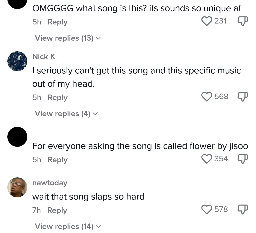 Epic on Twitter "Locals praising flower on bella's tiktok comment