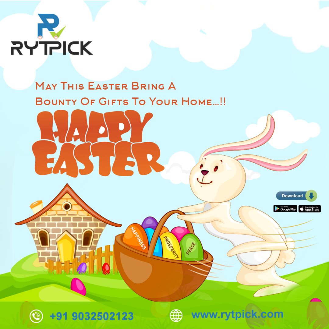 rytpick's tweet photo. At Rytpick, we're thrilled to celebrate🥳 Easter with you🧑‍🤝‍🧑!As the all-in-one app that brings😊you the best☺️ of multiple stores🏬, we're dedicated to making your Easter celebration🥳 as convenient and enjoyable as possible.
#rytpick #prerequestorder #cateloguemodel #onestopstore https://t.co/D8b3Paz7Lt