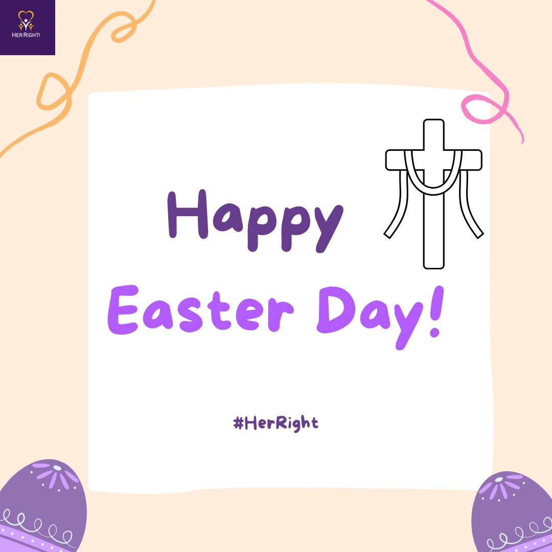 HerRightFDN's tweet photo. May the Miracle of Easter Lift Your Spirit and Bring You Hope. 💜🫶🏾

#HappyEaster 
#Herright https://t.co/JTHsTo2VOu