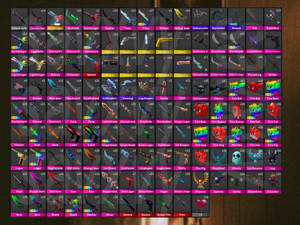 savxvy's tweet photo. cross-trading and selling my mm2 weapons

looking for:
> gcash
> paypal fnf
> robux gc (maybe)
> adopt me
> royale high

NGF (387 pinned proofs) willing to use mm/mw (ꈍᴗꈍ)♡

tags: high tier low-mid tiers old stuff sets rhd halo halos rare items rbx giftcard halloween new item https://t.co/FuLL8RTM6T