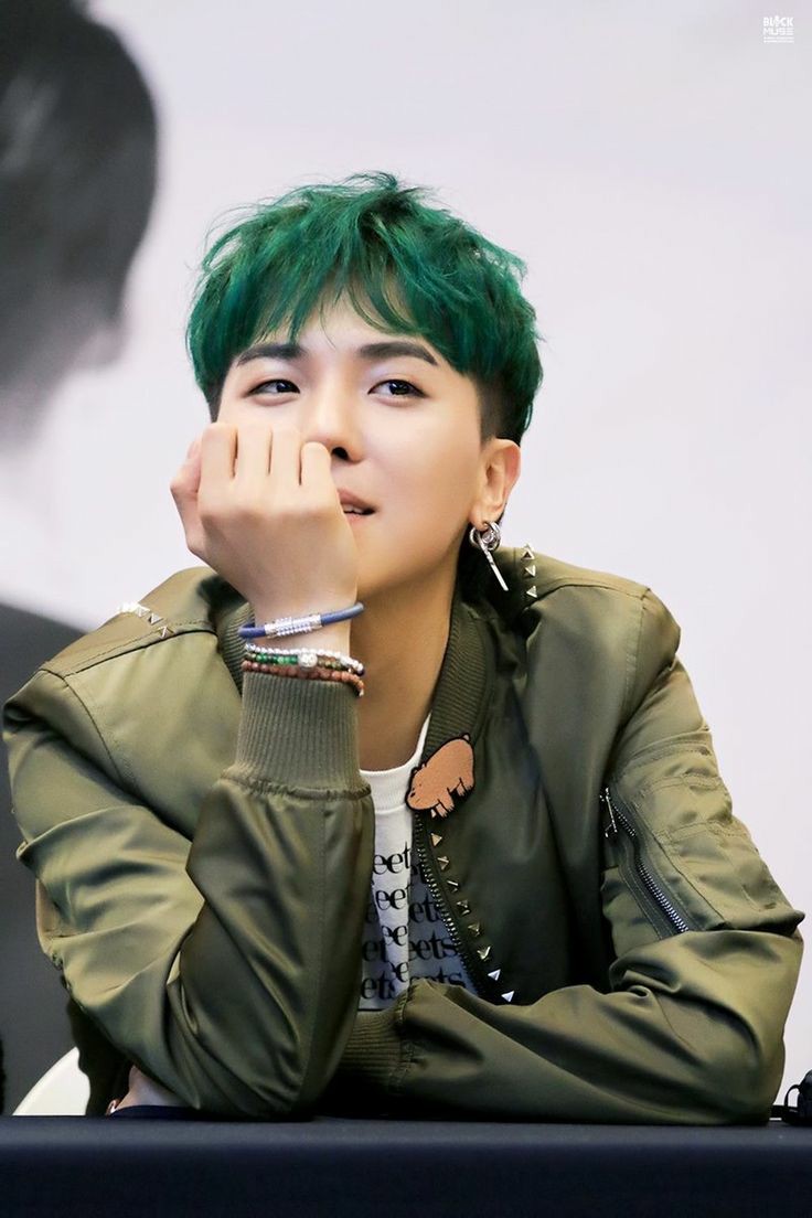 What shade of green do you want?  cause this boy got em all.