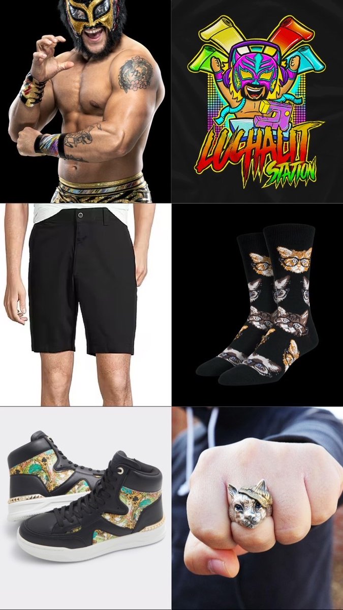 #LuchaLibre #luchalit #wwe #lincedorado #LitWear #KingCatOfTheLitter #summermatchlook 🐈‍⬛💯👑💪🏾