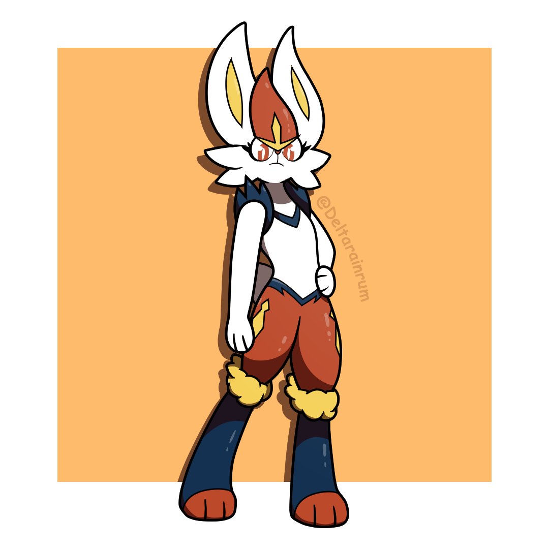 Deltarainrum's tweet photo. #pokemon #Cinderace https://t.co/ol5kSp3TJv