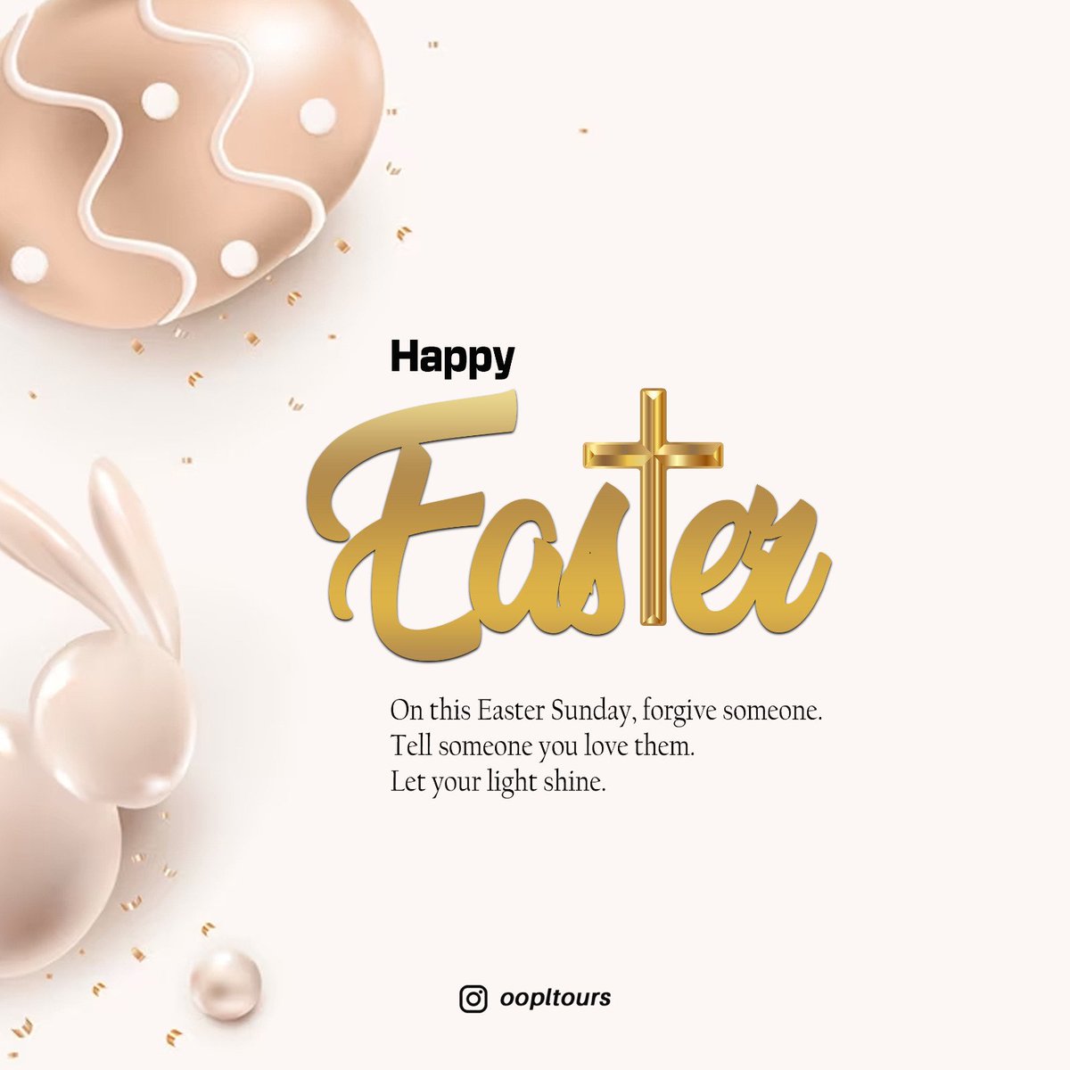 OoplTours's tweet photo. Happy Easter Sunday ⛪ .

#easter #eastersunday #sunday #sundayfunday https://t.co/YIEBEKs0l6