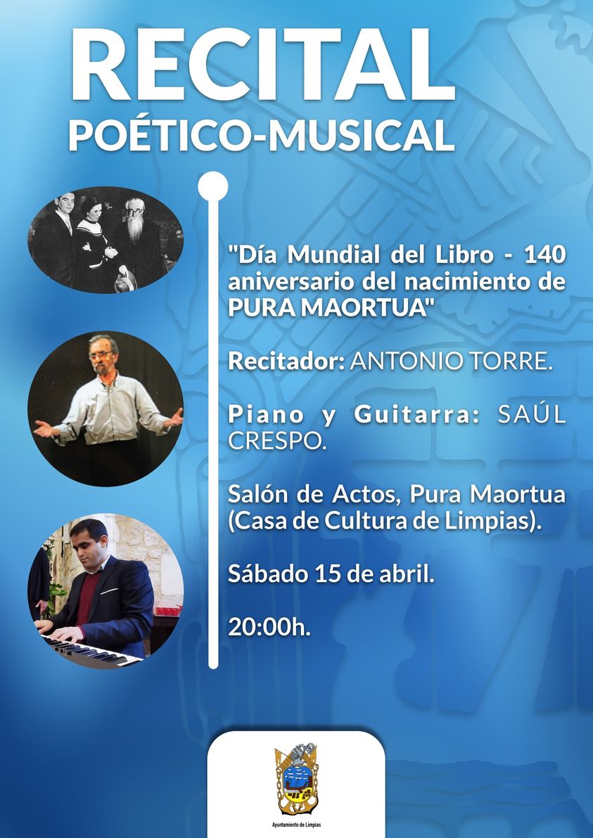 Recital Poético-Musical - 15 Abril - is.gd/KgW8Ug #eventosCantabria #planesCantabria #Cantabria #planesenCantabria