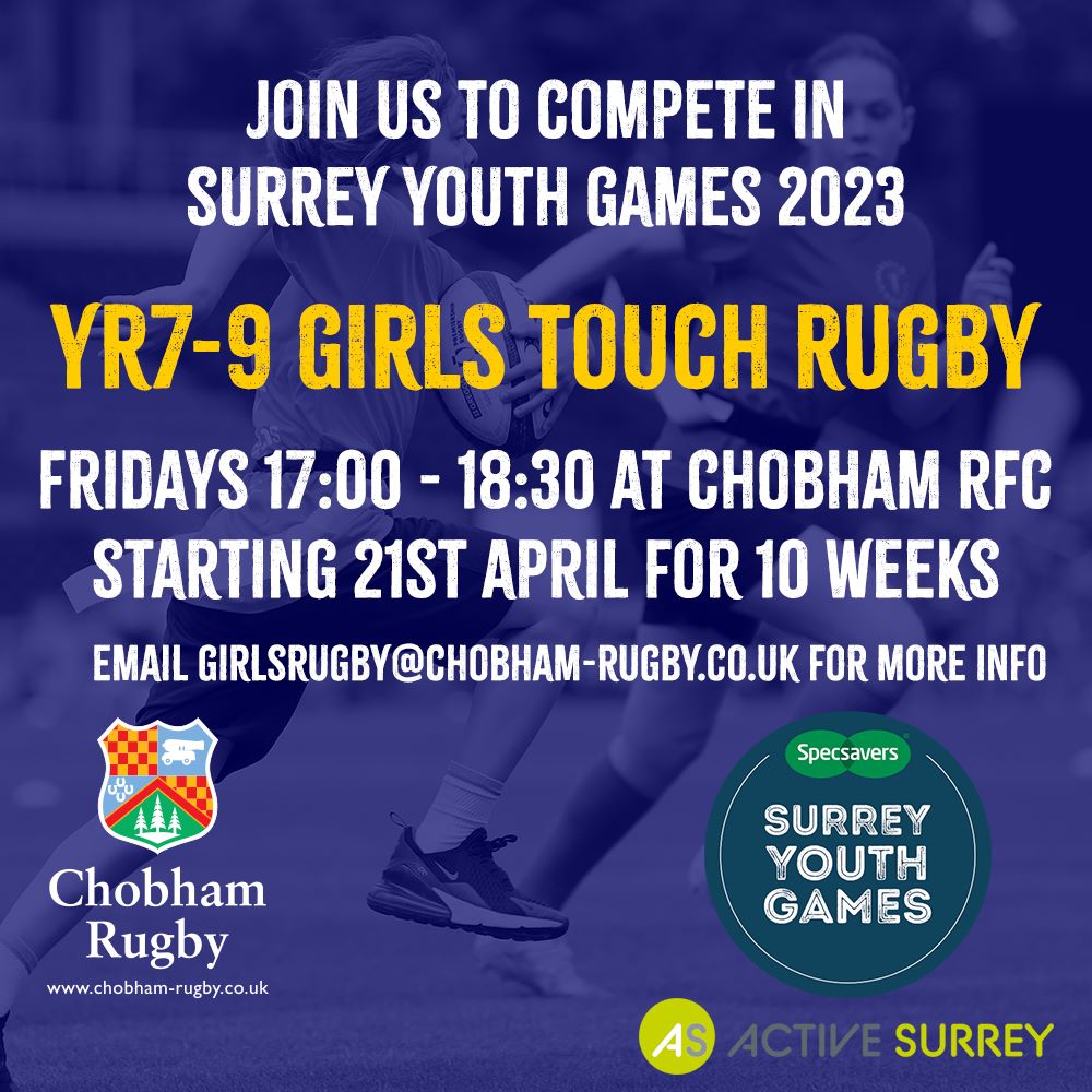 Delighted to be running coaching sessions for the @ActiveSurrey #ssyg #girlsrugby competition this year to introduce more girls to the beautiful game 🙋‍♀️

If you know of any girls in Y7-9, who would be interested in having a go then register here: bit.ly/syg-sm

❤️🏉
