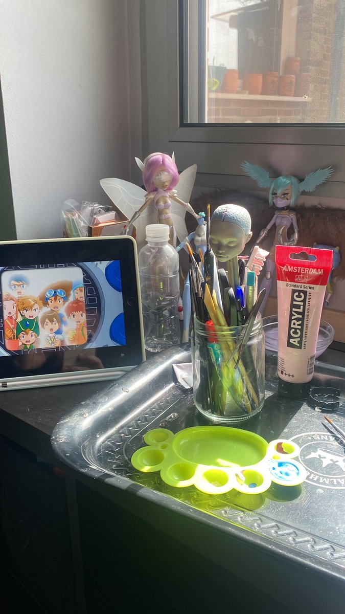 digidolls_es's tweet photo. Mañanita de domingo.
#Digimon #DigimonAdventure #digidolls #dolls #repaint https://t.co/kigvFAGV1S