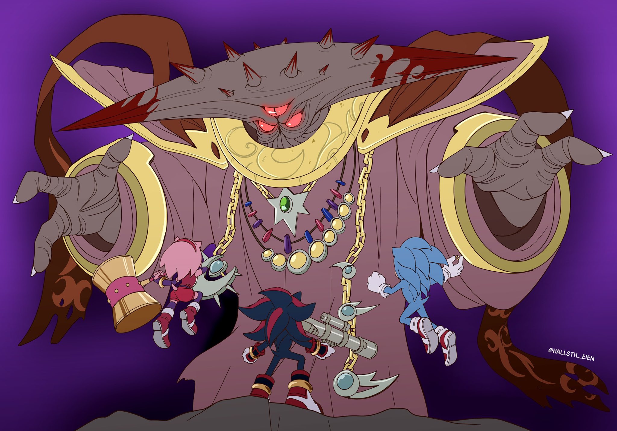 50percentgrey on X: @SpeederLight1 I believe this image (done by  @Hallsth_Eien) adequately sums up my expectations for #SonicMovie3. Three  hedgehogs against Shadow's true creator because IMO, I think he's a more  interesting 