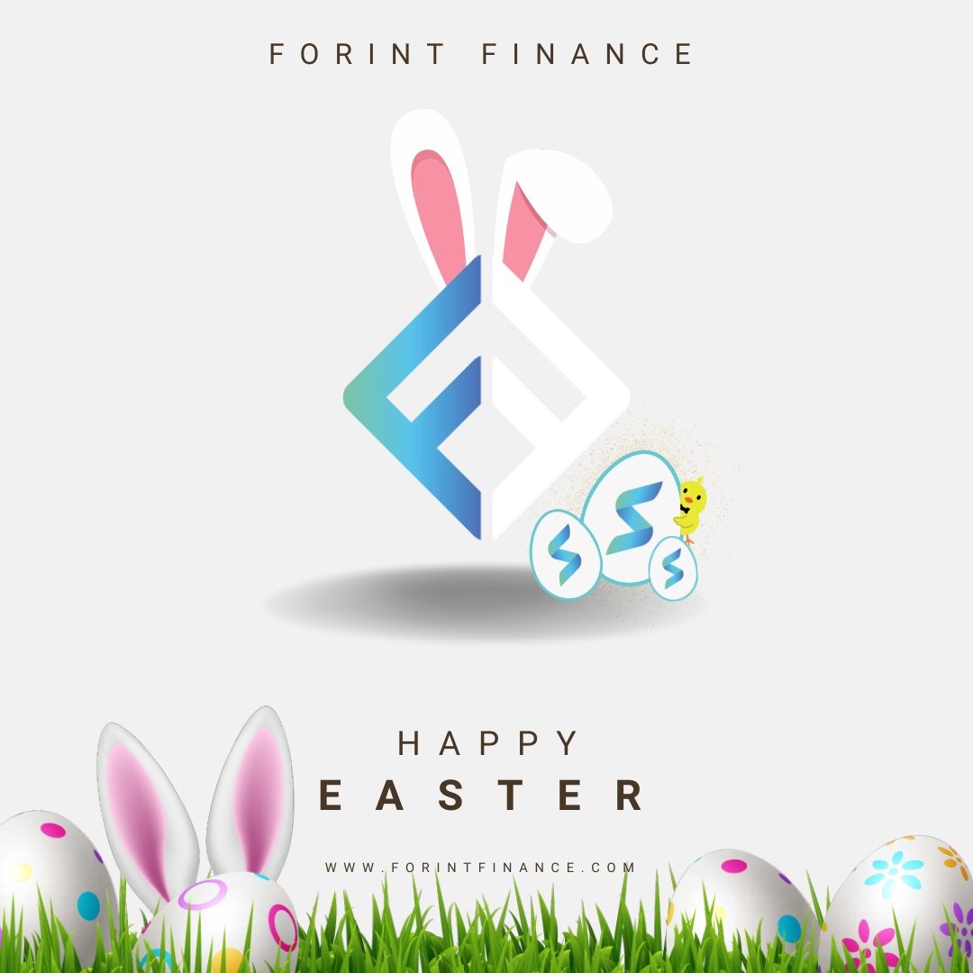 #ForintFinance wishes you a happy Easter filled with cryptocurrencies, love and happiness🤪🐣

#HappyEaster #cryptocurrency #CryptoCommunity #CryptoTwitter