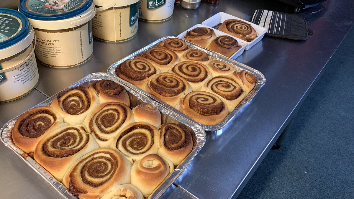 #ChemistsWhoCook because I am a #ChemistsWhoLift and need a reason to feed myself massive amounts of sugary goodness. Cinnamon rolls are my fave!