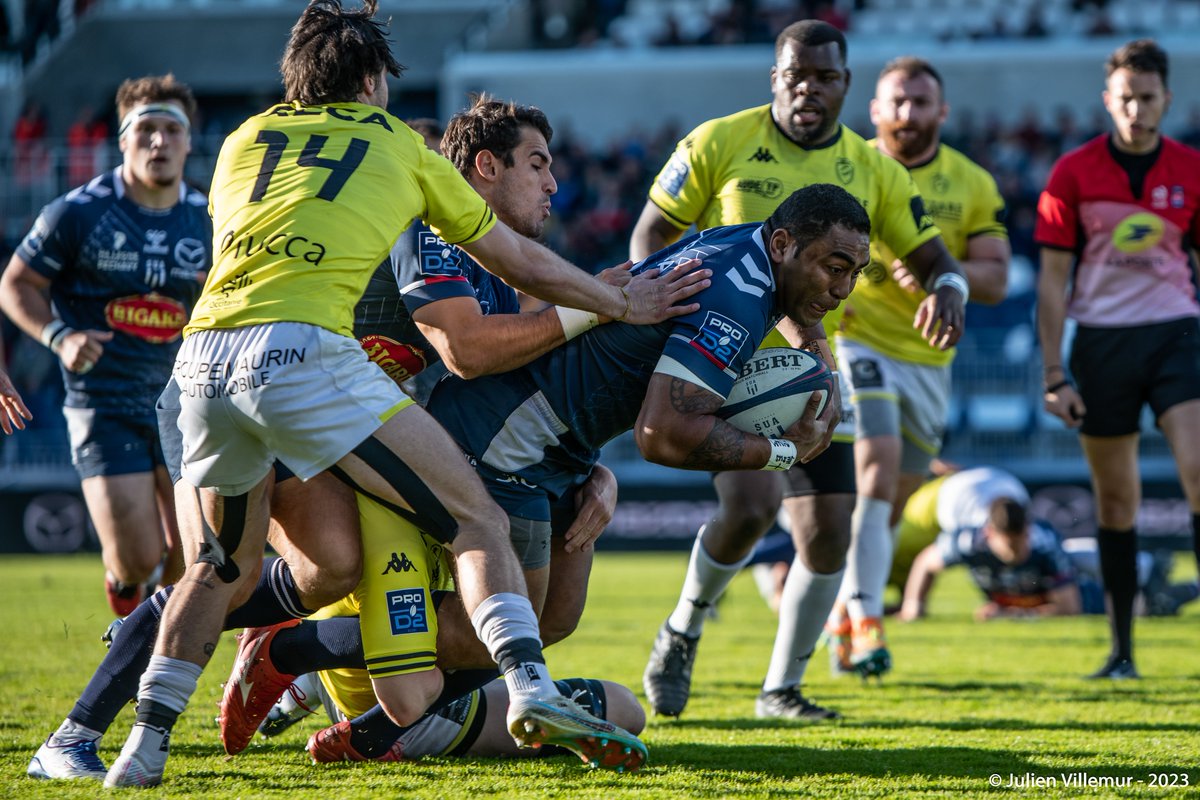 agen_rugby's tweet photo. 𝐕𝐢𝐜𝐭𝐨𝐢𝐫𝐞 𝐚̀ 𝐀𝐫𝐦𝐚𝐧𝐝𝐢𝐞 💙

Nos Agenais se sont imposés vendredi soir face à Carcassonne sur le score de 3️⃣0️⃣ à 1️⃣9️⃣ !

Merci aux supporters présents 👏

🔜 Déplacement à Aurillac ce jeudi 13 avril

©️ Julien Villemur https://t.co/NOe3EIdESY