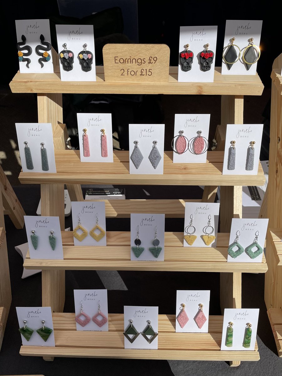 JerichoBeau's tweet photo. We are all set up in Oxford for day 3 of the Oxford market come say hi #oxford #jericho #jewellery https://t.co/moc6apLBAi