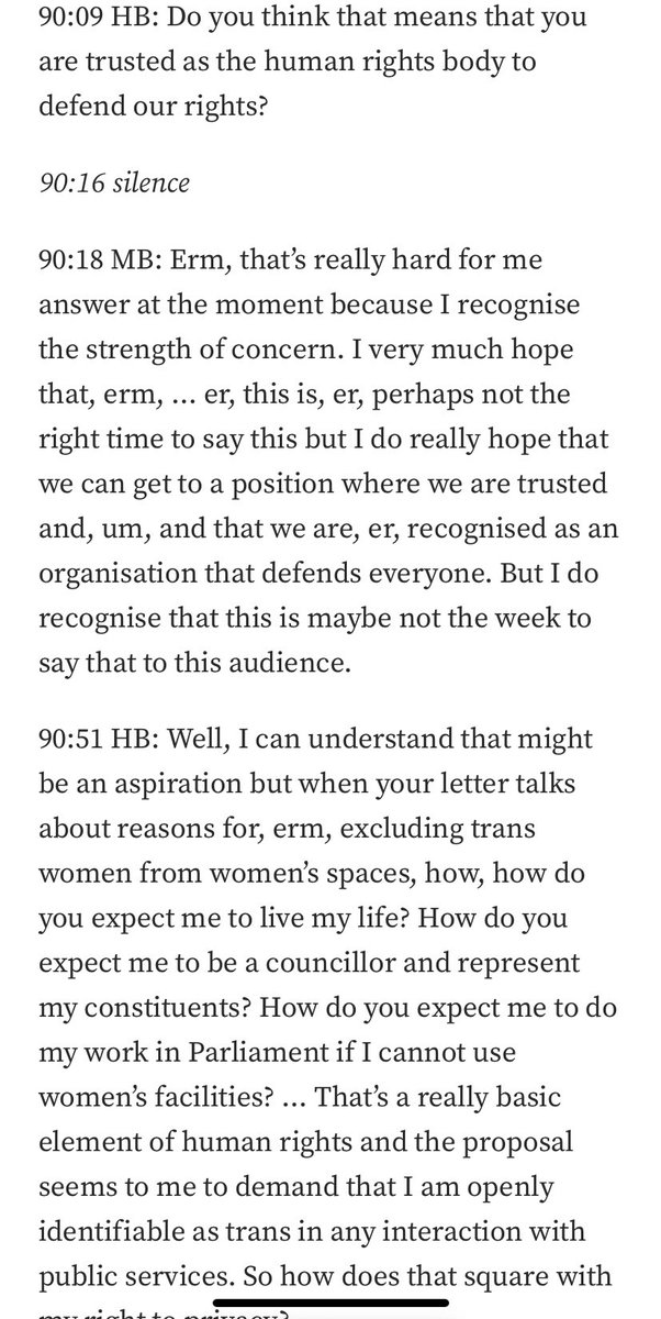 itssamanthaaaa_'s tweet image. Inequalities Minister, Kemi Badenough, the EHRC met with members of the LGBTQ+ community to discuss what they were up to.

Below is an extract detailing questions asked and answers given (or in many cases not given) to TransActual Chair, Helen Belcher.

Link Below.