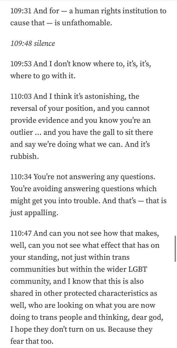 itssamanthaaaa_'s tweet image. Inequalities Minister, Kemi Badenough, the EHRC met with members of the LGBTQ+ community to discuss what they were up to.

Below is an extract detailing questions asked and answers given (or in many cases not given) to TransActual Chair, Helen Belcher.

Link Below.