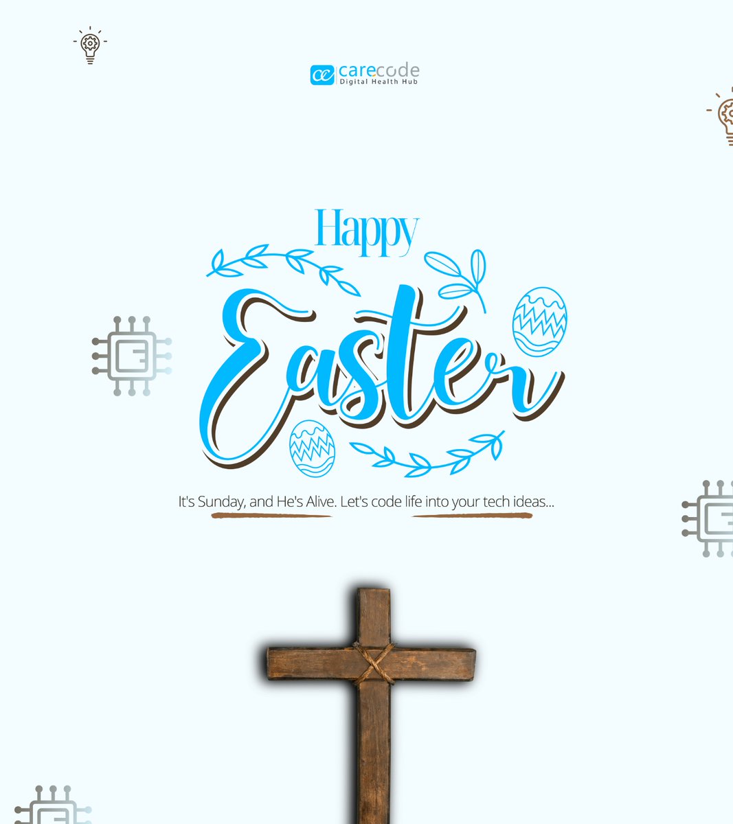 Heasyygal's tweet image. It&apos;s Sunday and He&apos;s alive. 
Let&apos;s code life into tech ideas

#Easter2023 #EasterTech
#ideacoding