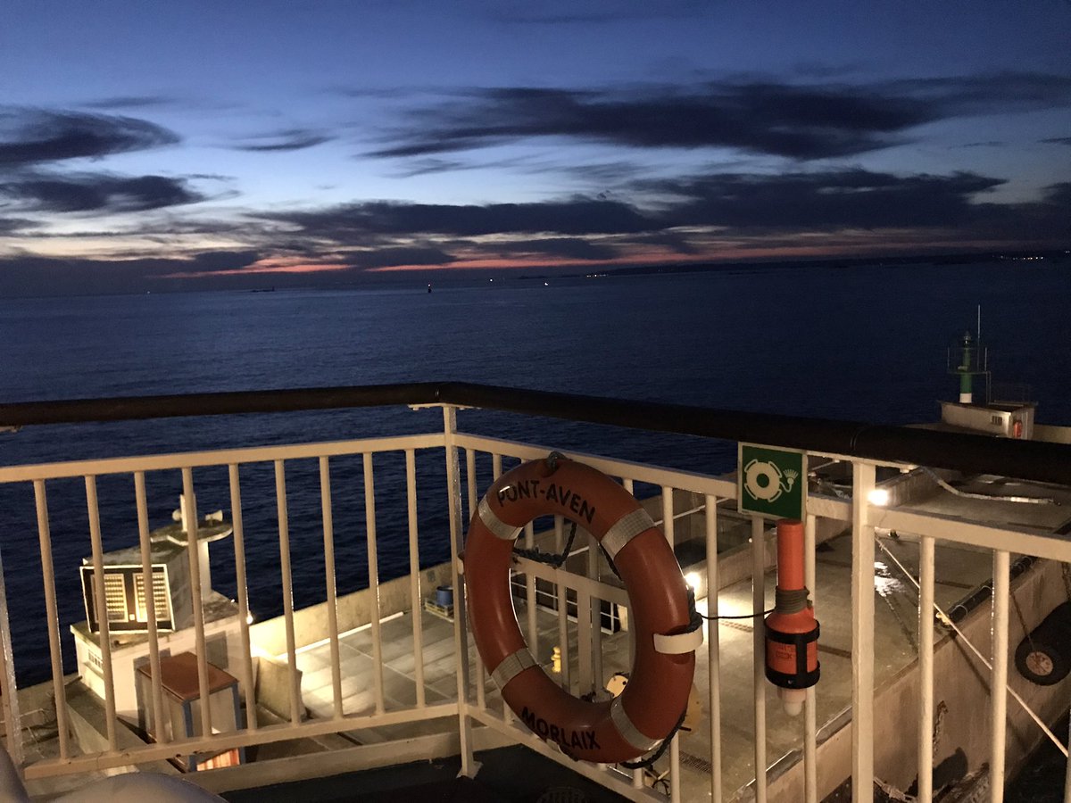 Super voyage de Cork à Roscoff la nuit dernière sur le navire Pont Aven. Merci <a href="/BrittanyFerries/">Brittany Ferries</a>