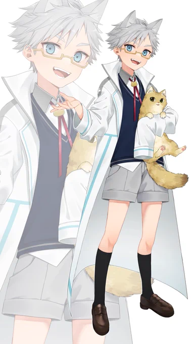 改めまして、IRIAMにて活動されているDr シロネコ様【 】の新衣装を担当させていただきました。少しだけ着せ替えができる仕様になっていますよろしくお願いします! 