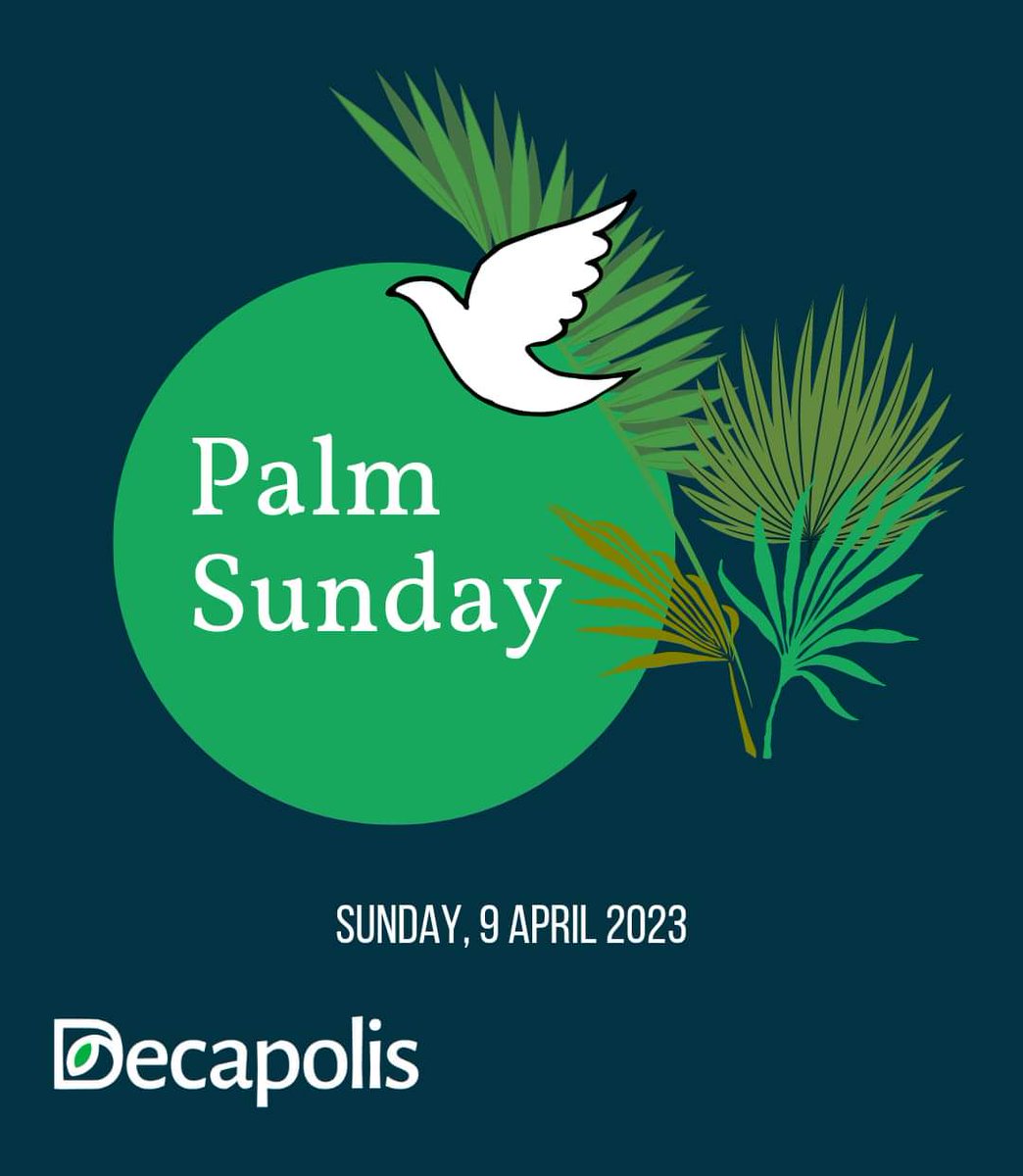 Happy Palm Sunday

#Decapolis #blockchain #fromfarmtotable #foodtraceability
#foodsafety #foodsecurity