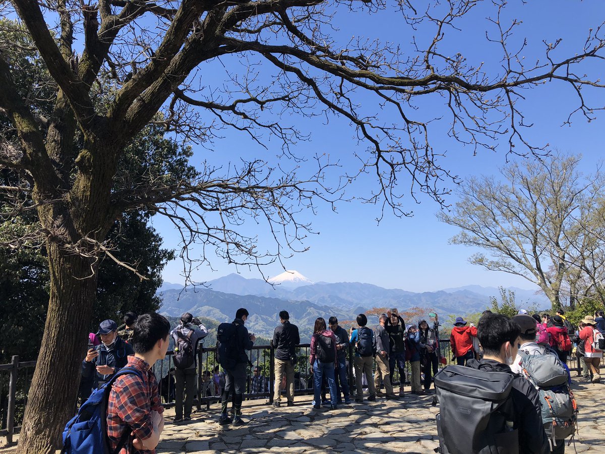 本日、新歓山行1回目でした！
富士山が綺麗に見えました✨
次は15日、御岳山&amp;大岳山の予定です！