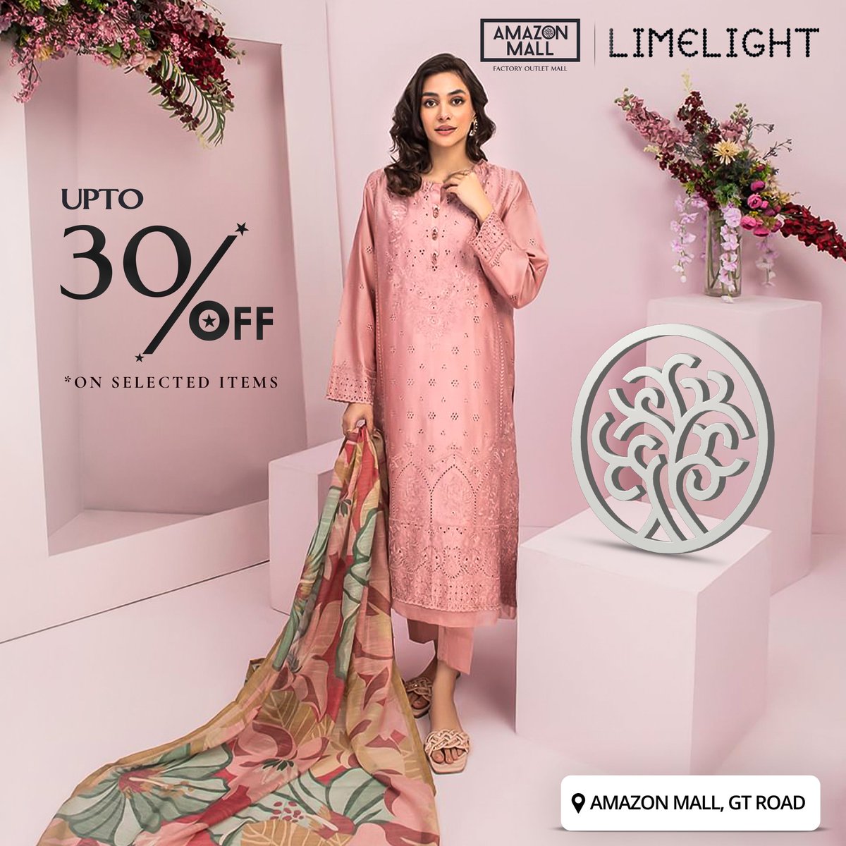 amazonmallpk's tweet image. ✨ LIMELIGHT ✨

UPTO 30% OFF *ON SELECTED ITEMS!

📍Location: Amazon Outlet Mall, GT Road

#amazon #amazonoutletmall #amazonmall #imarat #limelight #limelightpakistan #limelightrawalpindi #limelightislamabad