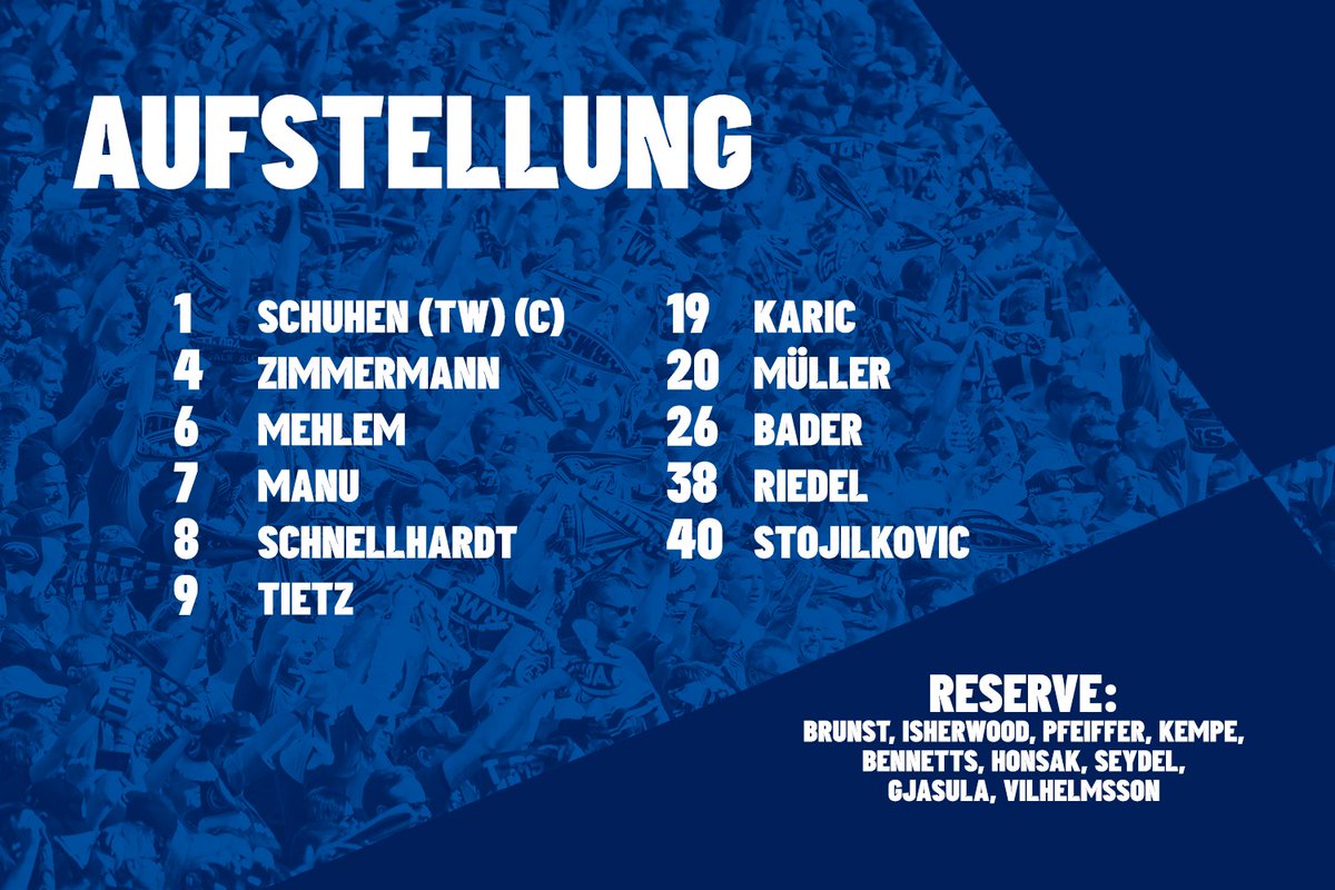 sv98's tweet photo. Mit dieser Startelf packen wir das Duell am Ostersonntag an ✊⚜

Freut uns sehr, dass Tobi Kempe, Patric Pfeiffer und Mathias Honsak heute wieder im Kader stehen 💪

#sv98 | #Lilien | #SVDSCP https://t.co/vDkTAWQmNh