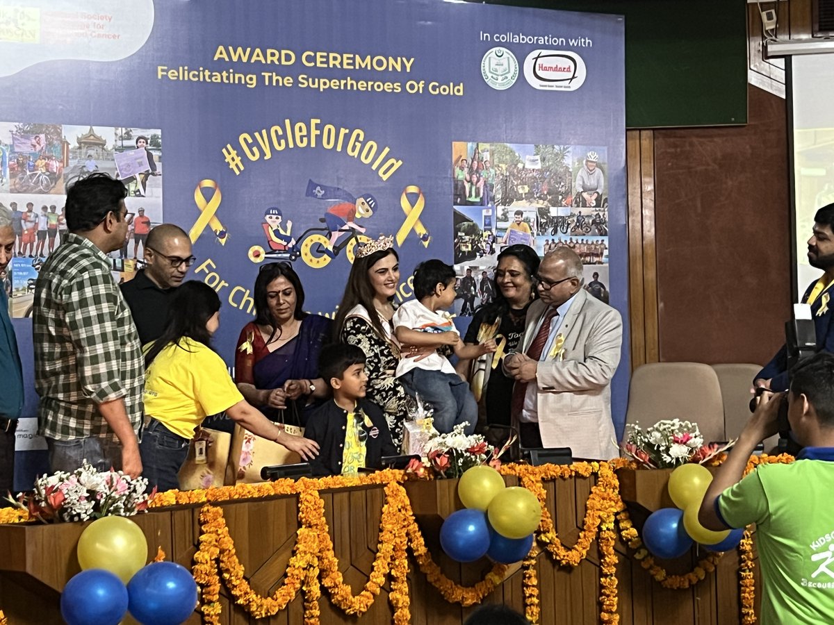 An inspiring day with #childhoodcancer patients: Felicitated the #Superheroes as Special Guest
An event by CanKids (National Society for Change for Children with Cancer in India) for raising charity through #CycleForGold on 08/04/23