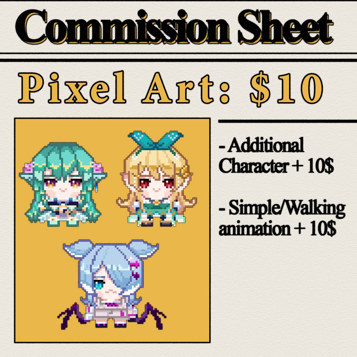 aethenus's tweet photo. Heya! I updated my commission sheet! 😊😊😊
rts and like would really help and is very much appreciated! 🫶 https://t.co/taaqKh5qy8
