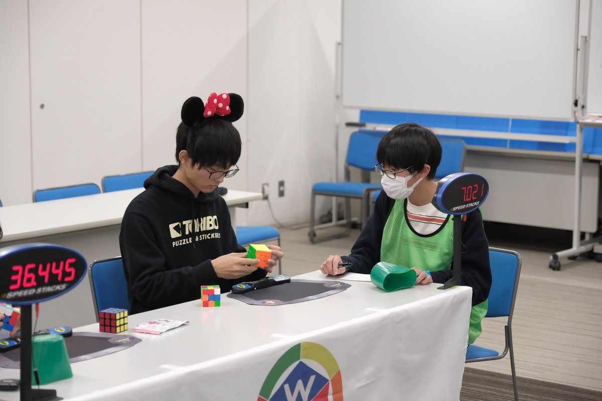 野上碧さんが3x3x3平均7.27で日本記録を更新しました！！🎉
おめでとうございます！！！
※速報値です