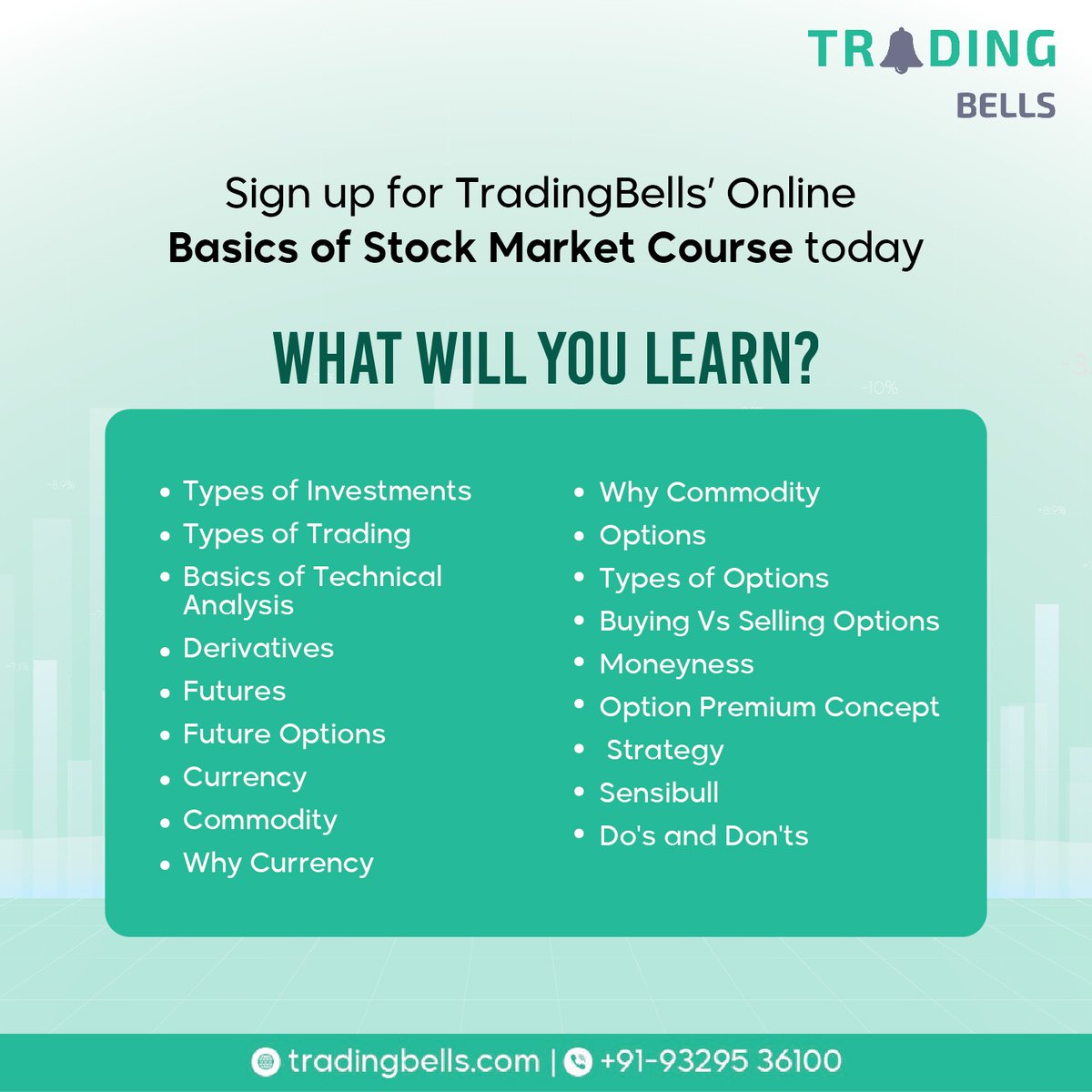 Sign up today to learn from the experts and begin the journey towards becoming a Smart Trader
Check Description: bit.ly/BOSMSyllabus

#smarttrader #tradingcourse #learntrading #basicsofstockmarket #stockmarket #shares #howtotrade #tradingbells