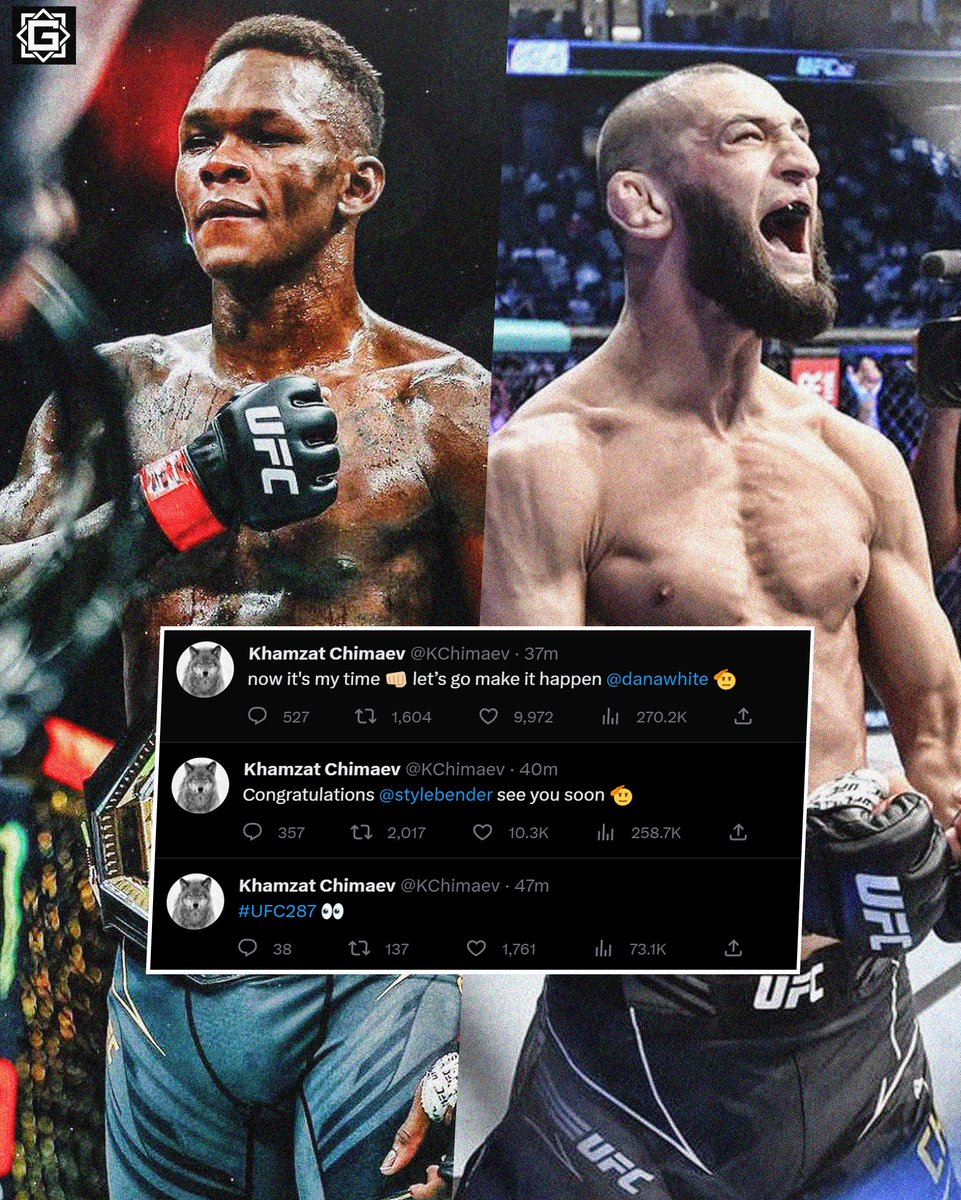 Is Khamzat going to get the title shot he's asking for?! #UFC287