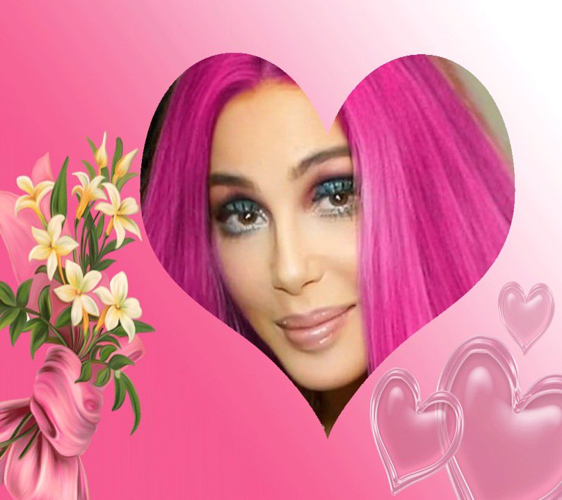 Sunshine6516's tweet photo. @cher I love ❤️ you to the moon 🌙 and back forever my idol ♥️🥰💋💋 https://t.co/v39SN8gUIx