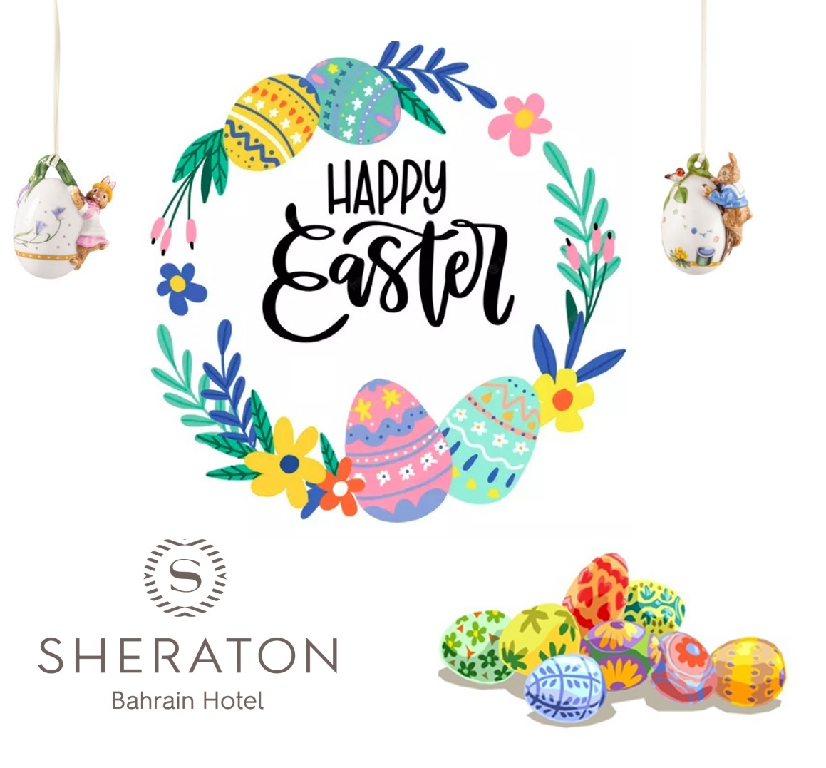 SheratonBahrain's tweet photo. Happy Easter 🐰 
#sheratonbahrain https://t.co/XVLwIMVZZ4