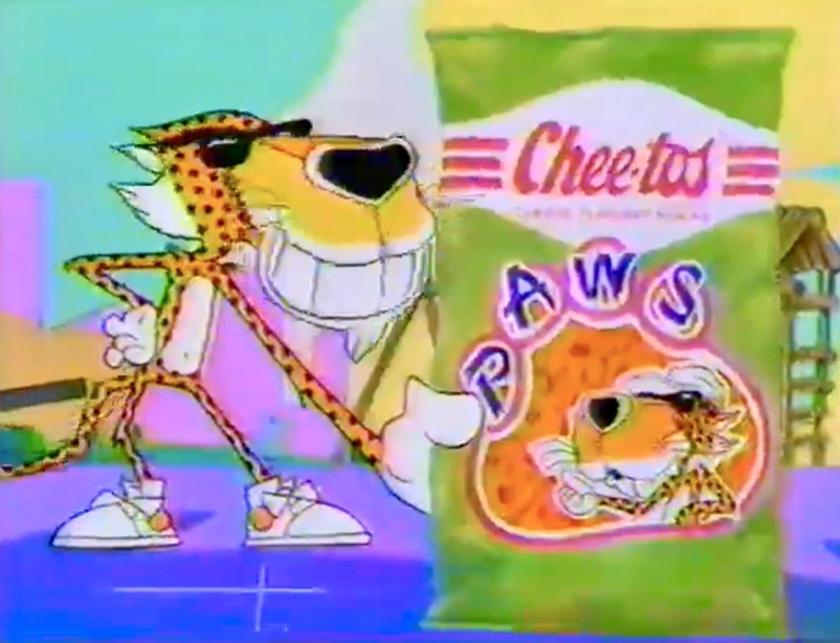 RetroNewsNow on Twitter "Cheetos Paws (1991)"