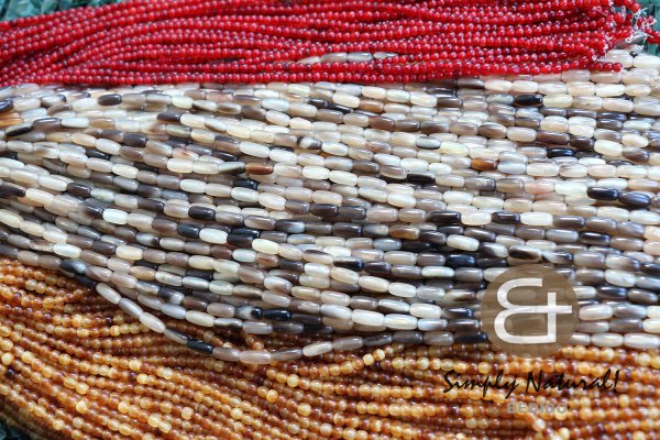 Horn Beads #hornbeads #carabaohornbeads #naturalbeads #tribalbeads #ethnicbeads #bedidofashion fashionjewelries.com