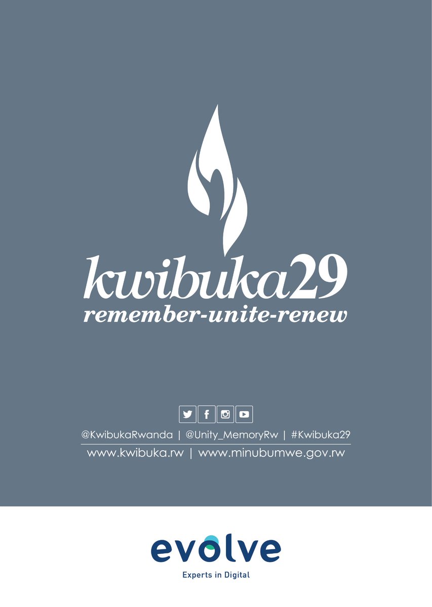 evolve_limited's tweet photo. "Remember-Unite-Renew," encourages us to remember the lives lost, unite to prevent such atrocities from happening again, and renew our commitment to promoting peace, reconciliation, and unity. #kwibuka29 #Rwanda #GenocideAgainstTutsi94 https://t.co/8wCfvxFP8j