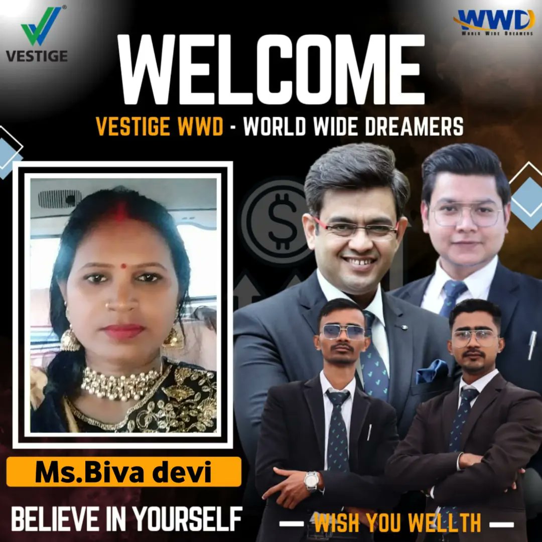 officesandeep77's tweet photo. Welcome to Vestige WWD family 🥳 We #kumarbrothers , wish you all the very best for the Journey with Us 🥳✅ Keep Working Harder and Acheive all your Desired Dreams 📈
#vestigemarketingpvtltd #vestigeanilkumar #vestigesandeepkumar #vestigemarketing #sonusharma #WWD ❤️ https://t.co/Gqj9iSaQVd