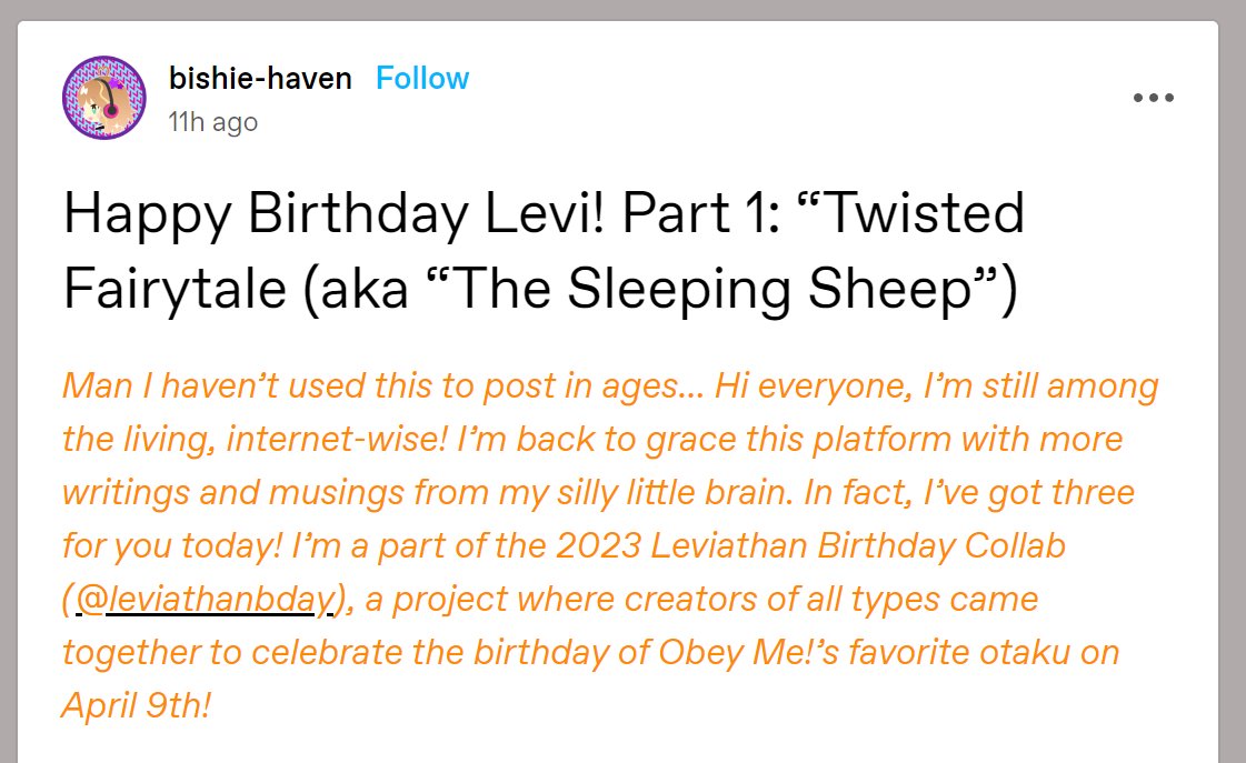 Twisted fairytale
Artists: <a href="/LiritRuth/">Lirit</a> / <a href="/fi_0ny/">Fi0ny🍰✨</a>
Writer: bishie-haven on Tumblr

Read it here: tumblr.com/bishie-haven/7…

#LeviathanBday2023 #ObeyMe #ObeyMeLeviathan #HappyBirthdayLeviathan
