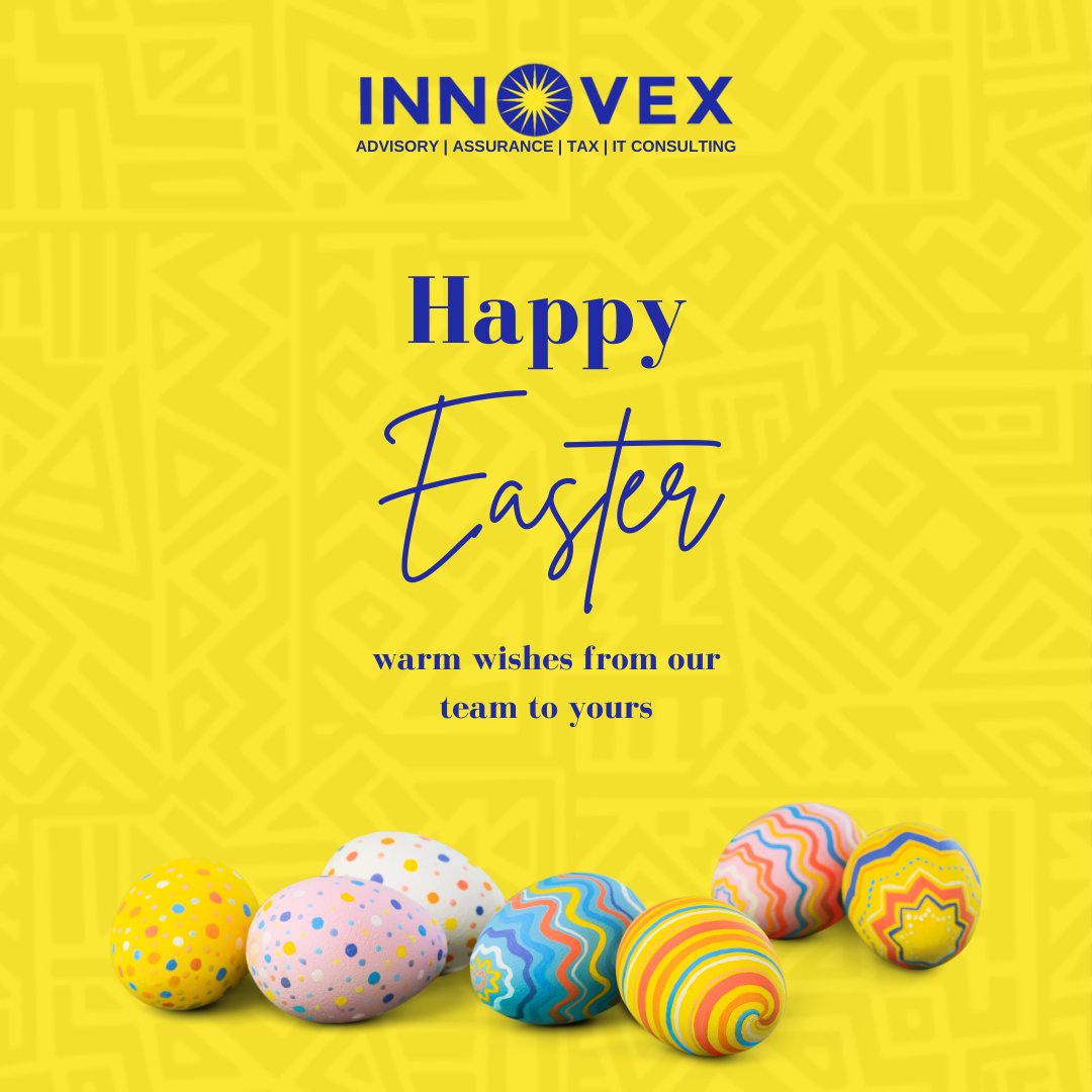 May you have a wonderful time celebrating with your loved ones. From all of us at Innovex, we wish you a Happy Easter!
