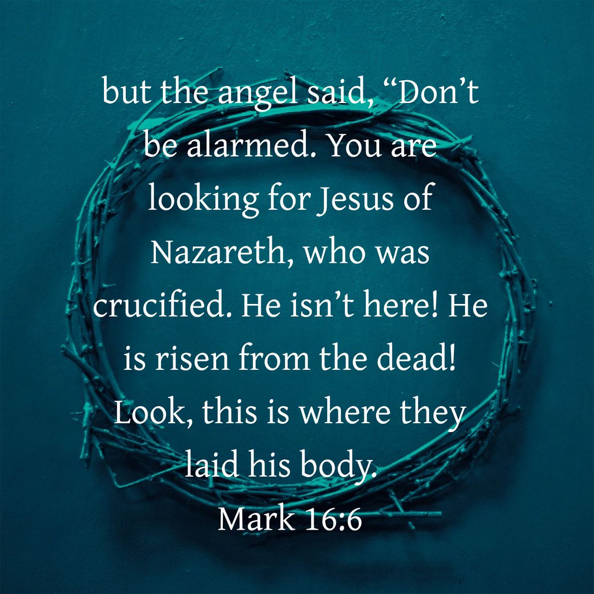 Thank you, Father God, that through Jesus' resurrection, there is hope, healing, and a future for Rwanda and for Genocide Survivors in particular.  Blessed Resurrection Sunday!🙌🏻🙌🏻🙌🏻

He isn’t here! He is risen from the dead!
Mark 16:6 NLT

bible.com/bible/116/mrk.…